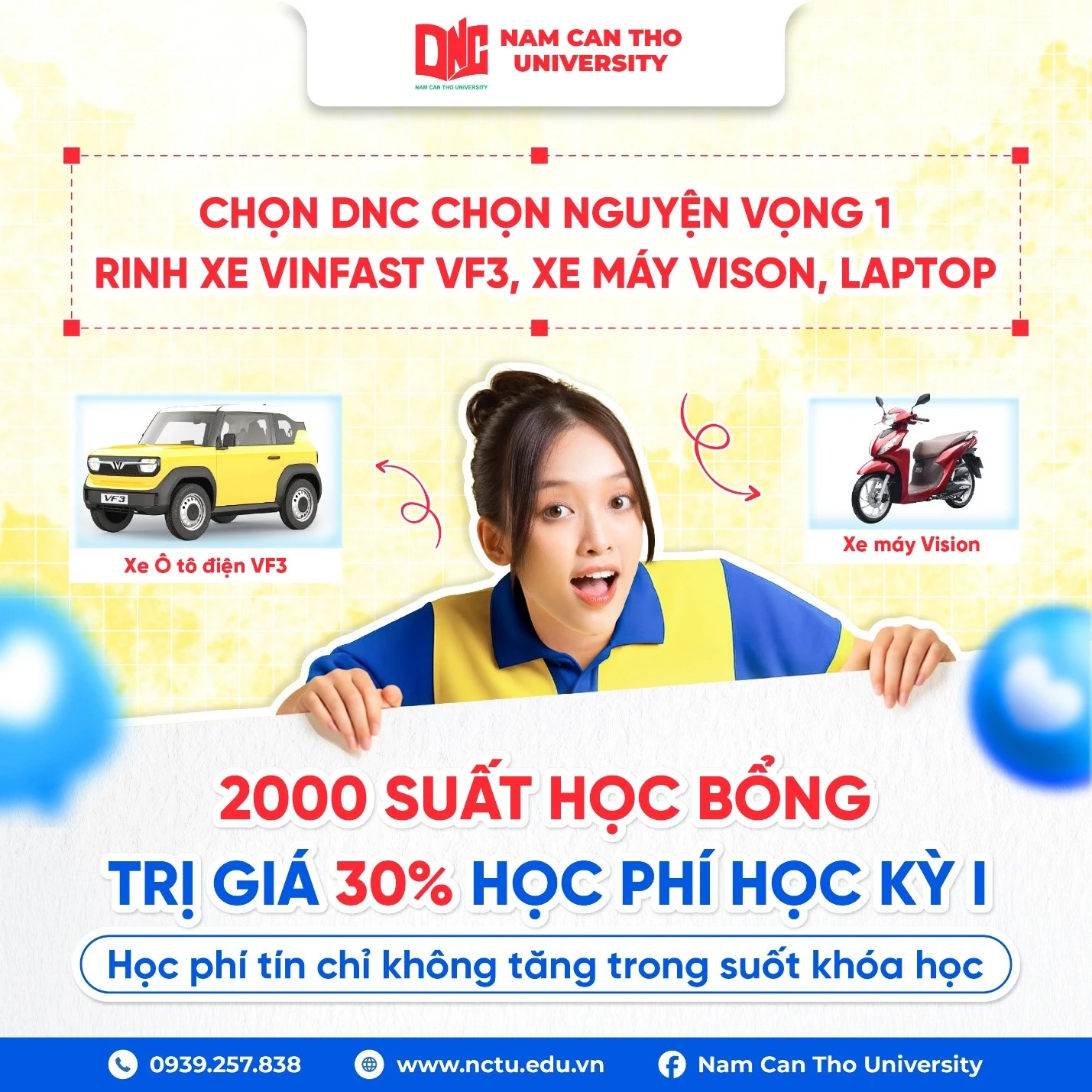 Trường Đại học Nam Cần Thơ công bố điểm sàn xét tuyển đại học chính quy năm 2025 Trường Đại học Nam Cần Thơ công bố điểm sàn xét tuyển đại học chính quy năm 2025